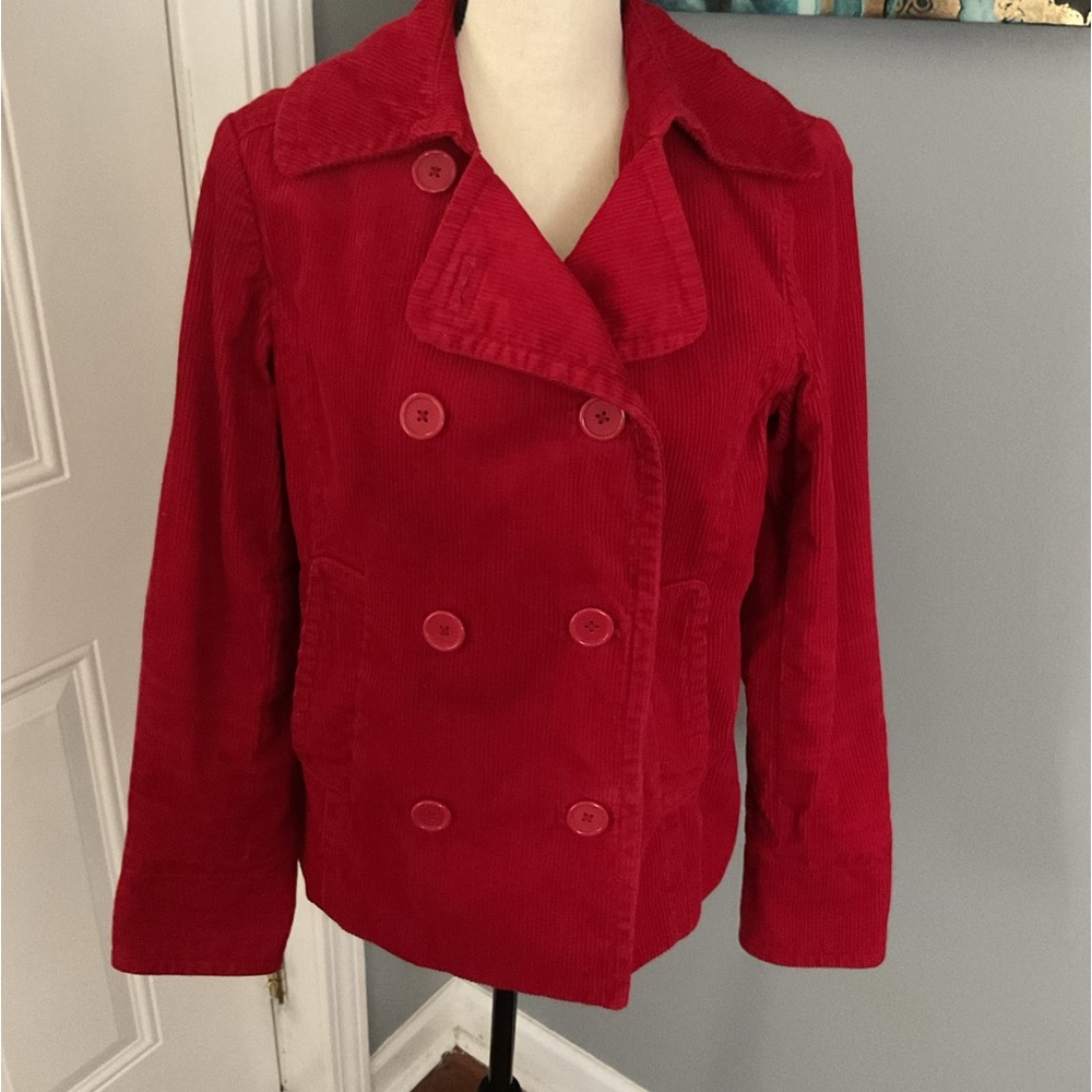 Gap Corduroy Jacket Button Down Adjustable Collar… - image 2
